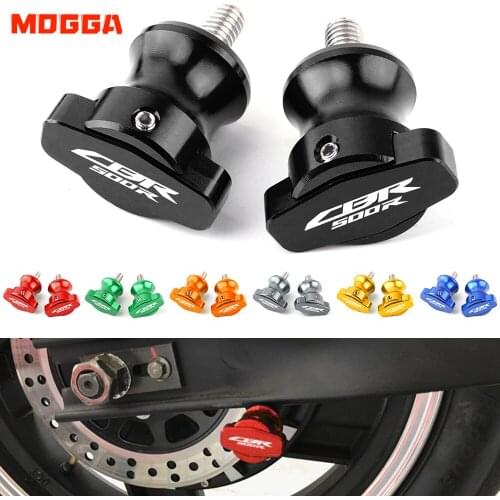 Motorcycle Frame Swingarm Spools Slider Stands Screws Bolts M8 Accessories For Honda CBR500R CBR 500R Black 2013-2016 2017 2018