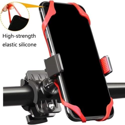 Silicone X-Grip Motorbike Phone Holder Motorcycle Handlebar Mount Stand Support For Smart Mobile Phone Moto GPS Accessories