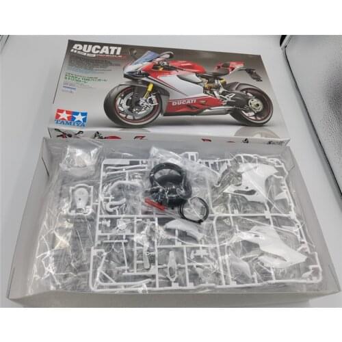 Tamiya Hobby Toys 1/12 Ducati 1199 Panigale S Tricolore Motorcycle Model Assembly Kit For Adults Diy Or Children Kids Gift