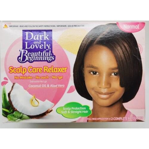 Dark Lovely Beautiful Beginnings scalp care relaxer