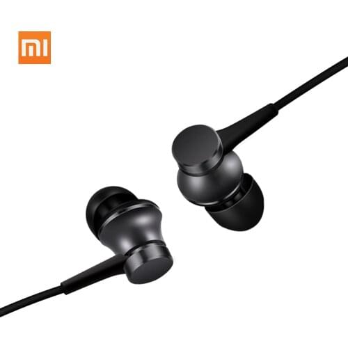 100% Original Xiaomi Earphone In -ear Earphones Piston Fresh Version colorful Earphones with Mic For Mobile Phone MP4 MP3 PC