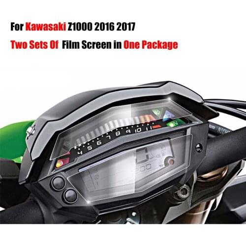 Two Sets Film Screens In One Parcel For Kawasaki Z1000 Z 1000 2016 2017 Cluster Scratch Protection Film Screen Protector