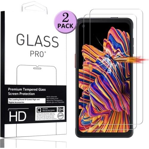 2PCS Tempered Glass for Samsung Galaxy Xcover Pro Screen Protector Glass Film SM-G715