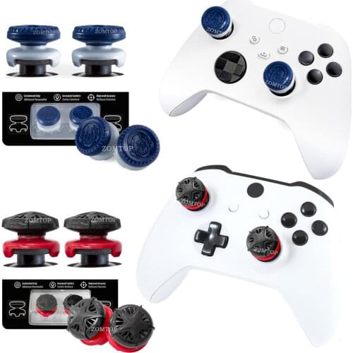 ZOMTOP for Xbox One and Xbox Series X Controller Joystick Extender Caps | 2 Performance Thumb Grips Accessories