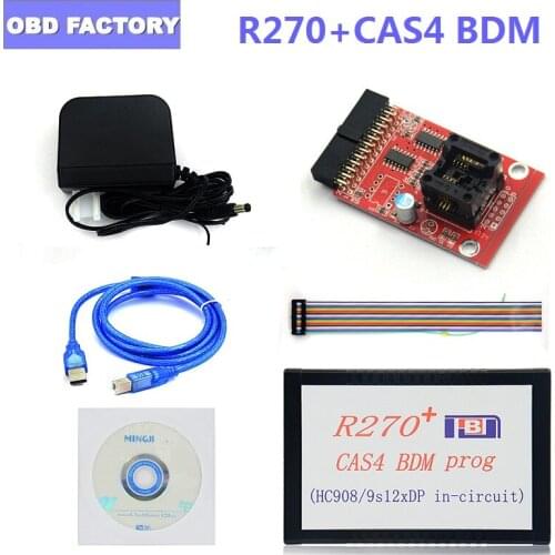 2021 Original Auto Key Programer OBD2 R270+ V1.20 CAS4 BDM Programmer for R270 CAS4 BDM Programmer BMW Key Maker R270 Programer