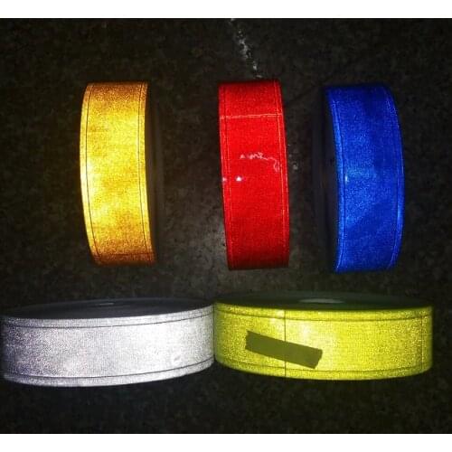 5cm*50m night reflective PVC tape sewing for garment flashing tiny star warning strip
