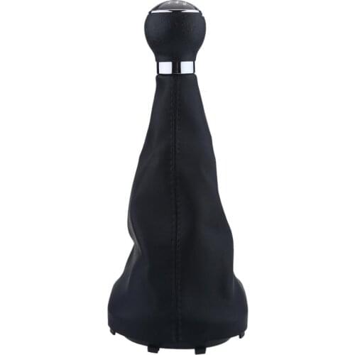 6 Speed Car Gear Shift Knob Gearstick Gaiter Boot Kit For VW TOURAN 2003-2010 CADDY II 2 MK2 Car Styling