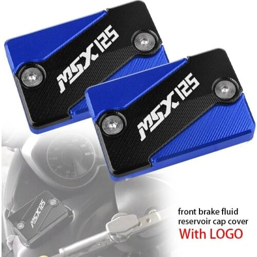 For HONDA MSX 125 Grom/SF 2013-2020 2019 Motorcycle Accessories Front & Rear brake Fluid Cylinder Master Reservoir Cover Cap
