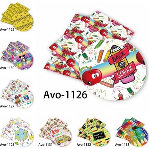 Huangtao Diy accessories 30*136cm Printed Faux Synthetic Leather for Bow,DIY handmade Materials