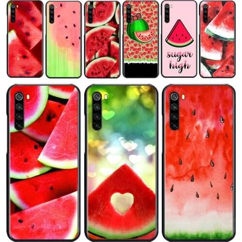 Watermelon Sweet Fruit for OPPO Reno 2 Z 2Z 2F 3 4 Pro 4G 5G ACE 10X ZOOM F7 A5 A9 2020 Silicone Soft Black Phone Case