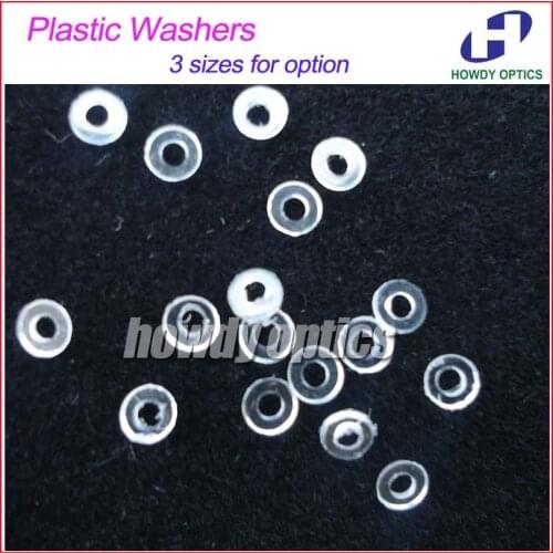Free Shipping Eyeglasses Glasses Plastic Washers Flat Pad Glasses Accessories 2.5x1.2x0.5mm, 2.5x1.4x0.5mm,3x1.4x0.5mm