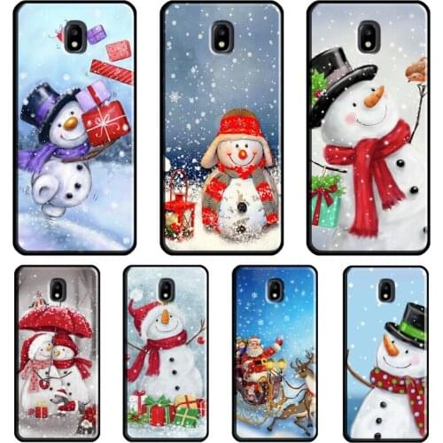 Santa Merry Christmas Snowman For Samsung Galaxy J7 2017 A3 A5 J1 J3 J5 2016 A6 A8 J6 J4 Plus A7 A9 J8 2018 Phone Case