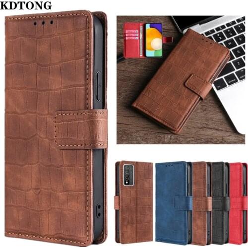 Leather Case for Huawei Honor V40 10X Lite 30i Play 4T Pro 9s 30s 9A 9C V30 20 8S 8A Crocodile Pattern Flip Cover Wallet Coque