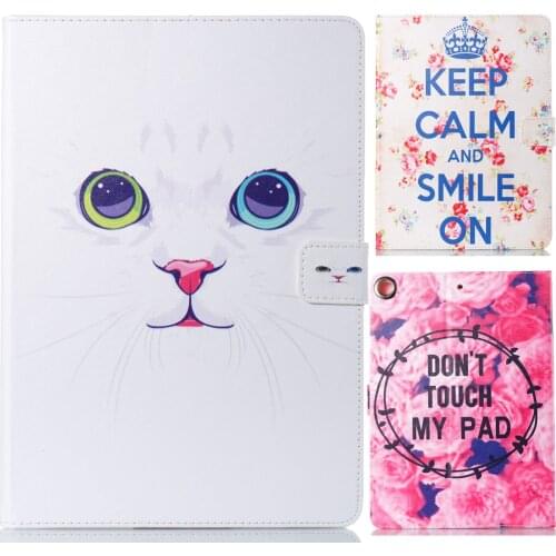 Cute Cat Cover for IPad 10.2 8th 2020 Pro 11 2018 Mini 1 2 3 4 5 Leather Auto Sleep Cover for Ipad 10.2 Air 1 2 3 9.7 2017 2018