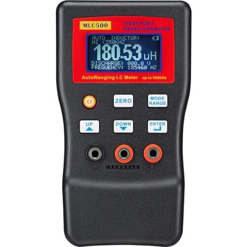 Digital Capacitance Inductance Meter MLC-500 High Precision Auto Ranging LC Meter LC and RC Oscillation Capacitance Meter