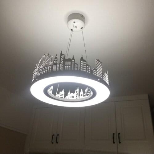 Cafe Scandinavian style Pendant lamp kids Lighting for bedroom Lounge Hanging Luminaire Led Deer Suspension Lamp children lamp