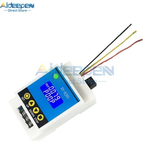 DJ01 DC 6-30V 1 Channel Time Delay Relay power-off cycle timing circuit Trigger Switch 0.01sec-9999min LCD Digital Display
