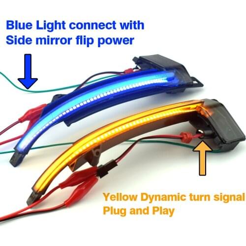 For Audi A3 8P A4 A5 B8.5 RS5 RS3 Dynamic Turning Signal Lamp LED Blinker RS4 sline S5 Sequential Side Mirror light 2013 2016