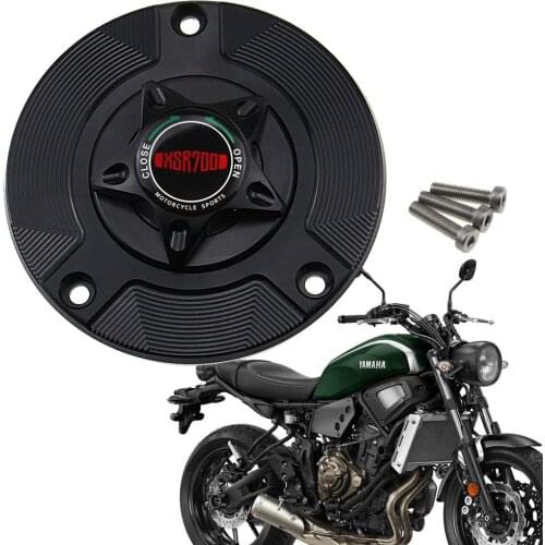For Yamaha XSR 700 2014 2015 2016 2017 2018 2019 Motorcycle Accessories Gas Fuel Tank Cap Cover CNC Aluminum