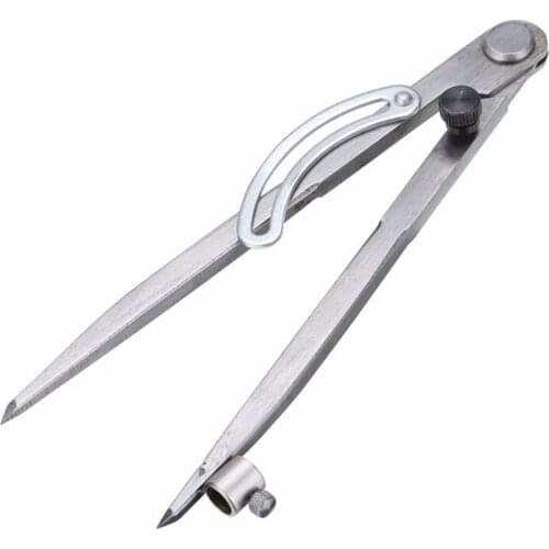 HLZS-Compass Line Drawing Needle Divider Divider Pitch Leather Pinhole Distance Divider Tool DIY Hinge Joint Splitter