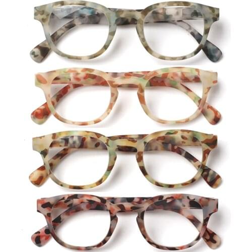 BONCAMOR Womens Wear-resistant High Quality Reading Glasses, Spring Hinge Glasses Cloth+50+100+150+200+250+300+350+400