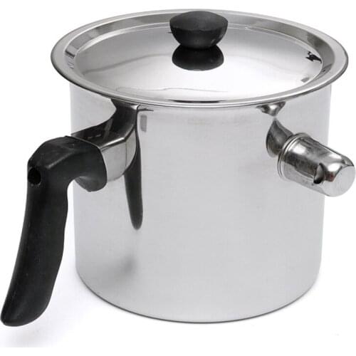 Beeswax Melting Pot Stainless Steel Pouring Pot Beekeeping Tool Hole Boiler Silver Beekeeping Honey Milk Cooking Equipment Boili