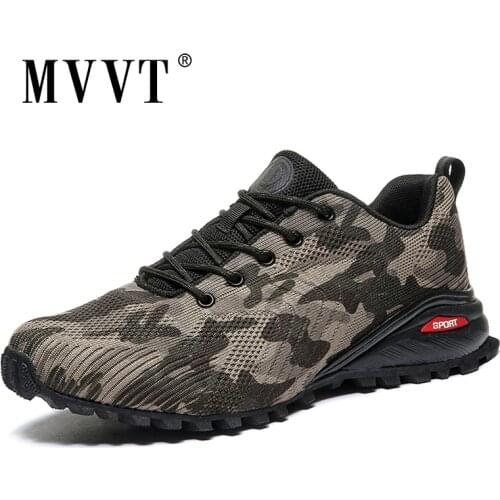 Super Cool Breathable Running Shoes Camouflage Sneakers men Bounce Summer Outdoor Sport Shoes Professional Field Training Shoes