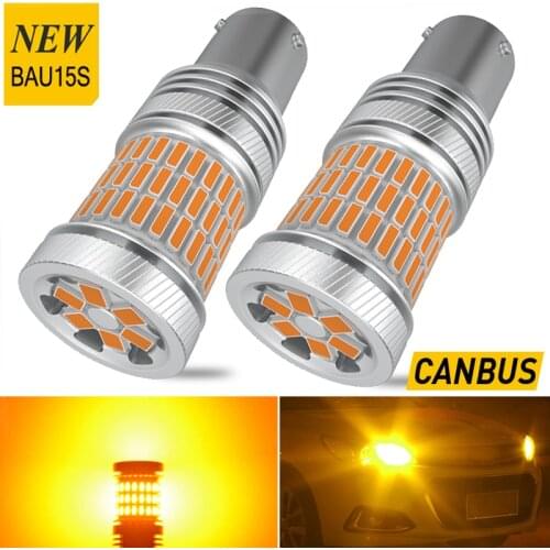 Led Turn Signal Light PY21W BAU15S 1156 Bulbs On Cars Accessories Automotive Goods Diode Lamp For Golf 7 4 6 Mk7 5 gti Mk5 Mk2 M