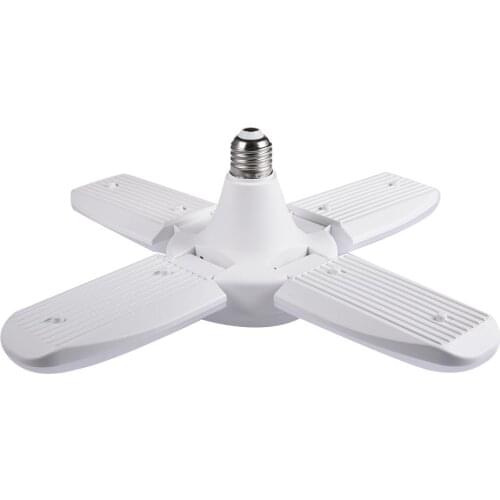 80W 8000lm LED Lamp Ceiling Lamp Deformable E27/E26 Work Light 360 Degrees Angle Adjustable Foldable Fan Blade LED Pendant Light