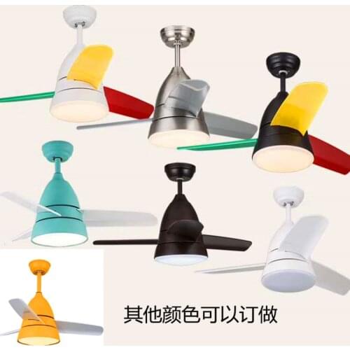 Super thin childrens room dining room bedroom ceiling fan light height 30cm ceiling fan light modern simple electric fan light