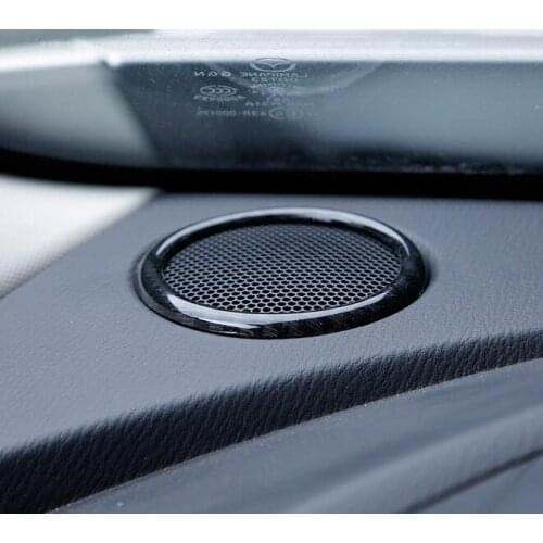 Car inner Door Audio Speaker Loudspeaker Trim Cover Sticker For Mazda CX3 CX-3 2016 2017 2018 Accessories Accessory Car Styling