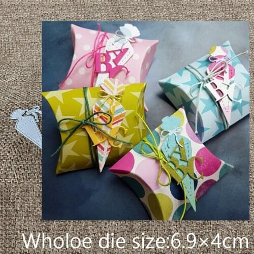 XLDesign Craft Metal Cutting Die cut dies 2pcs Bow carrot decoration scrapbook Album Paper Card Craft Embossing die cut