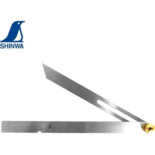 SHINWA Japanese Sliding Bevel Angle Rulers Gauges Durable Stainless Steel Tool for Carpenter Woodworking Scribing Dovetail