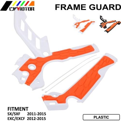 Motorcycle Frame Guard Protection Cover For KTM SX SXF EXC EXCF SX125 SX250F EXC300 125 250 350 450 505 Dirt Bike MX 2011-2015
