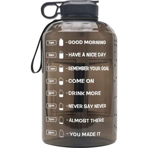 1 Gallon Portable Sports Water Bottle Leakproof BPA Water Jug Water Cup Drink Bottle Fitness Gym Outdoor Camping Bike Bottle