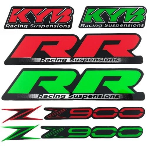 3M Thicken Motorcycle Stickers KYB RR Racing Decals For Kawasaki Z900 Z800 Z650 Z1000 Z400 Ninja 400 650 ZX6r ZX10r Vulcan Er6n