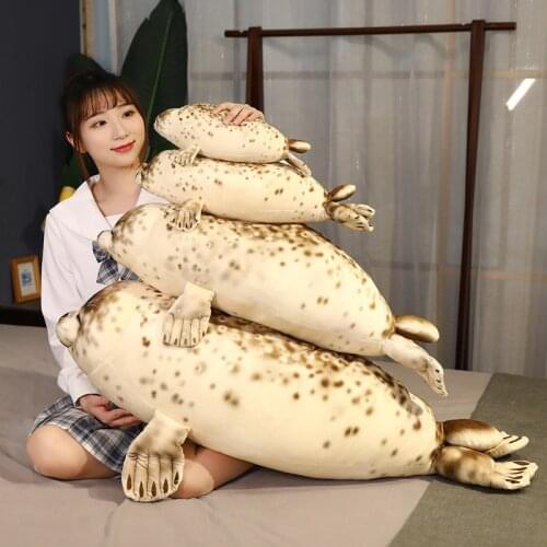 35cm/50cm New plush sealion doll creative eiderdown cotton seal plush toys aquarium gift girl pillow stuffed sealion
