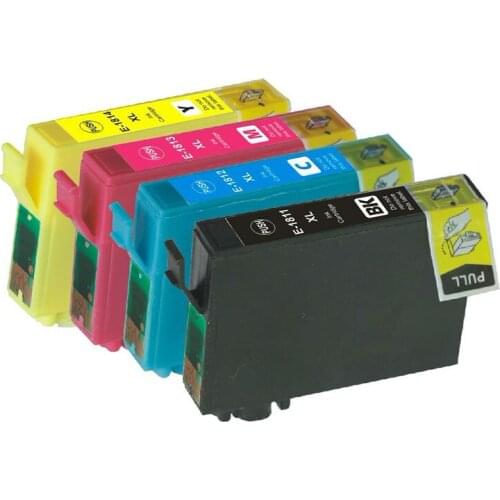 4X Compatible Ink Cartridges T1801-T1804 For Epson Expression Home XP-30/102/202/205/302/305/402/405WH printer Inkjet Cartridge