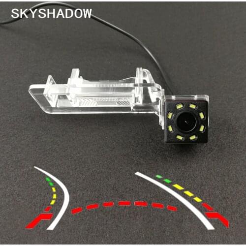 Wireless Car CCD Rear Camera Fisheye 4 8 12 Led Dynamic Night Vision Waterproof For Mercedes Benz Smart Fortwo / Smart ED