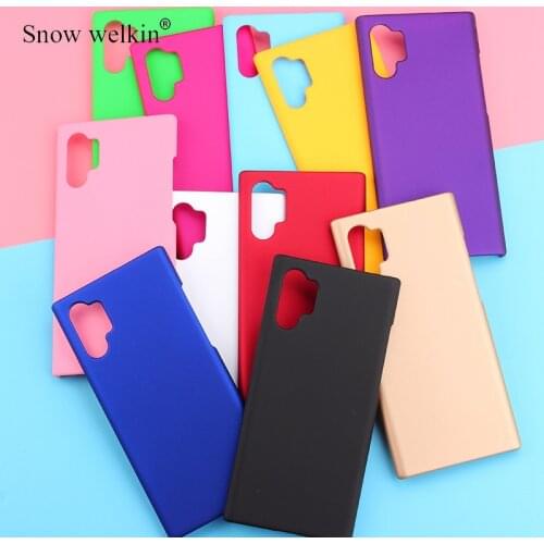 Matte Hard Plastic Case Cover For Samsung Galaxy S10 Lite S10E S8 S9 S20 FE 5G Ultra Plus Note 8 9 10 Fan Edition Back Cases