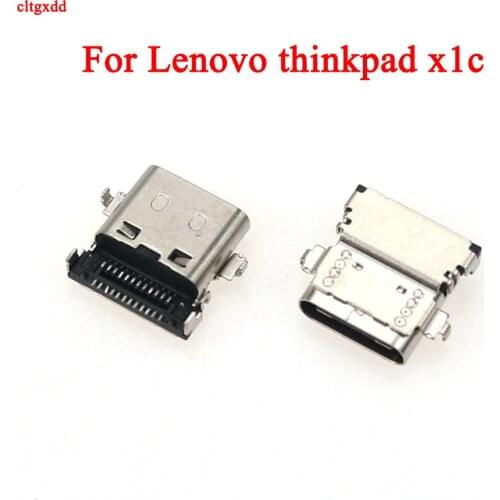 Cltgxdd 1Pcs for Lenovo Thinkpad x1c x1carbon 2018th TYPE-C Jack Usb Connector Charging Port Replacement