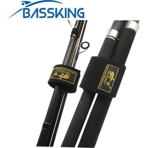 BASSKING Fishing Rod Tie 4Pcs Rod Holder Strap Suspenders Fishing Tools Pesca Fishing Accessories Rod Belt Fishing Pole Belt