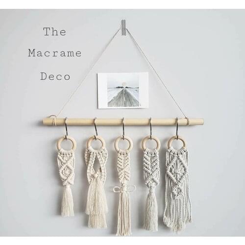 Hippie hand-woven animal dental glue pure cotton ornaments childrens room wall decoration birthday gifts historic