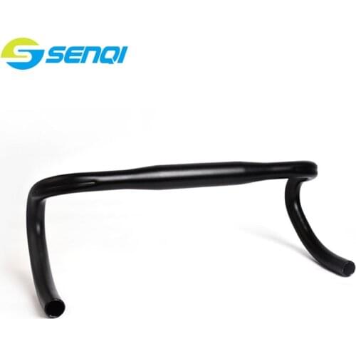 Road Bike Bend Bar Aluminum Alloy 31.8*400mm or 420mm Black Colour Racing Bicycle Handlebar CSW001