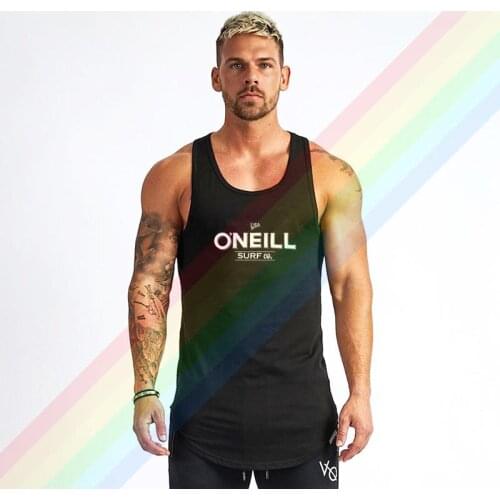 ONeil Personality White Text Logo Summer Soft Custom Sleeveless Design Your Own Vest Cotton Mens Muscle Tee Tank Top Shirt