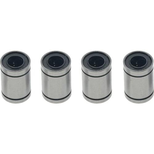 4PCS LM8UU Linear Bearings LM3UU LM4UU LM5UU LM6UU LM10UU LM12UU LM13UU LM16UU LM20UU Linear Bushing 8mm CNC Shaft Parts