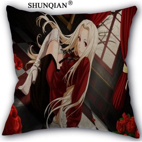 Best nice Custom FateZero pillowcase Custom Cotton Linen Throw Pillow Cover Pillowcase Customize 45x45cm one side