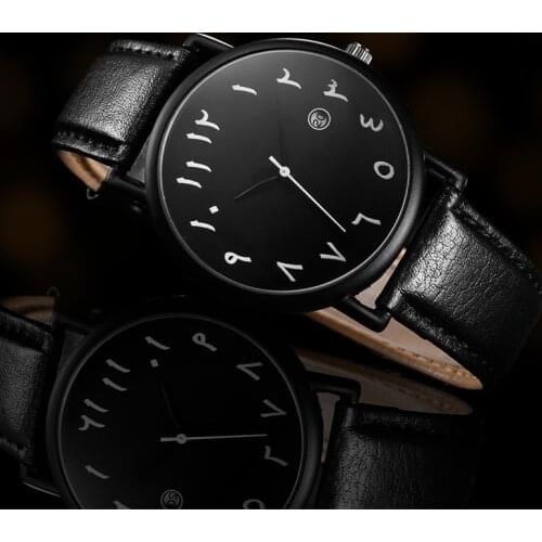 Fashion Quartz Watch For Men Ultra-thin Alloy Dial Design Casual Business Mens Watches Leather Band Man Clock Relogio Masculino