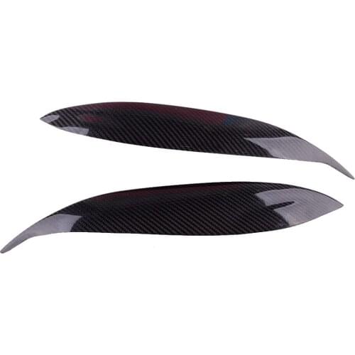 1 Pair Headlight Eyebrow Eyelid Cover Trim Fit for Honda Civic 1996 1997 1998 Carbon Fiber Car Styling