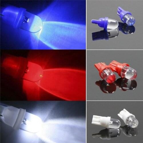 New 10Pcs 12V T10 LED Car Auto Wedge Light Super Bright Car Decor Lights Side Dashboard Number Plate Lamp Bulb Car Accessories